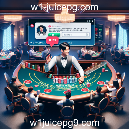 A Experiência do Cassino Ao Vivo em w1-juicepg.com